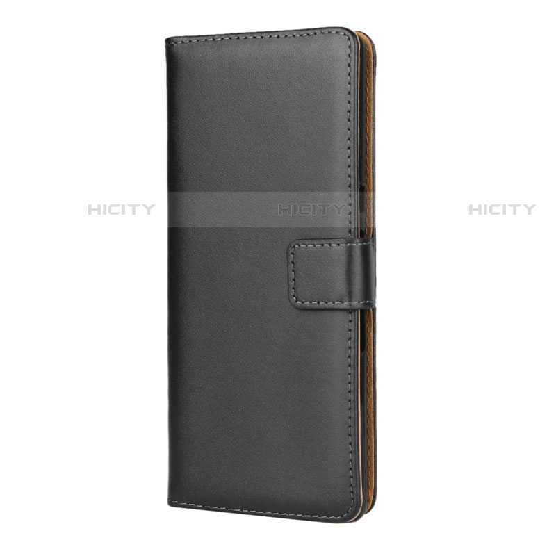 Funda de Cuero Cartera con Soporte para Sony Xperia 10 Negro