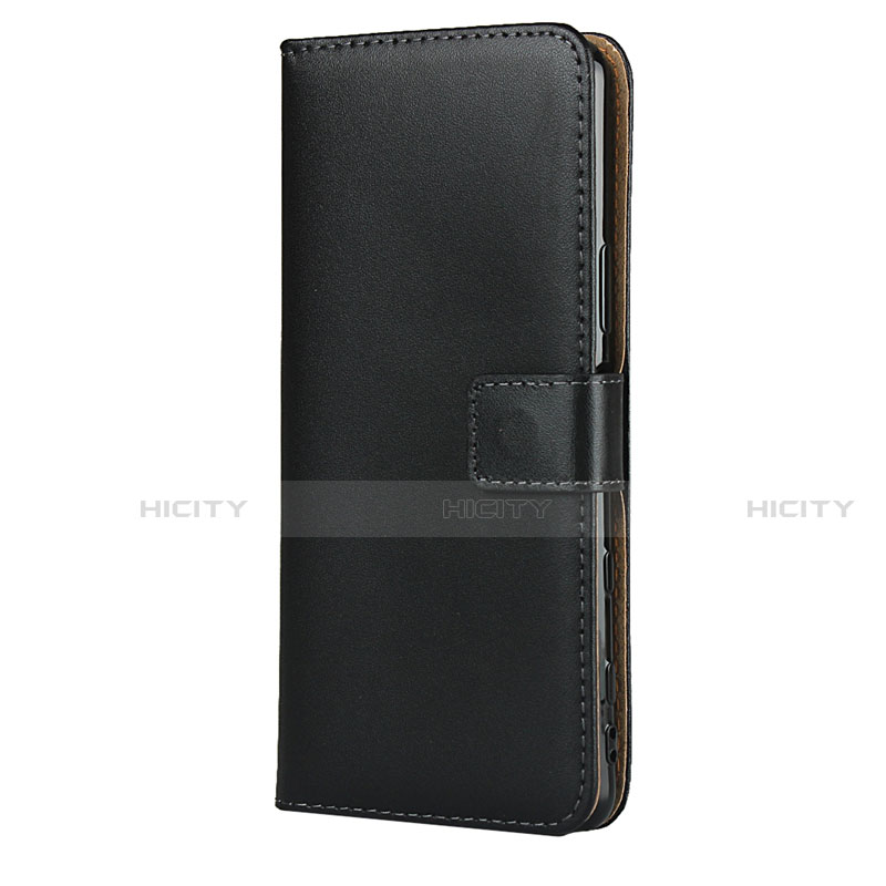 Funda de Cuero Cartera con Soporte para Sony Xperia 5 II Negro