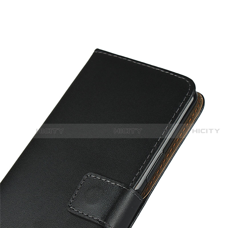 Funda de Cuero Cartera con Soporte para Sony Xperia 5 II Negro