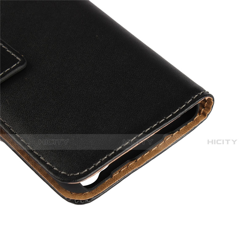 Funda de Cuero Cartera con Soporte para Wiko Jimmy Negro