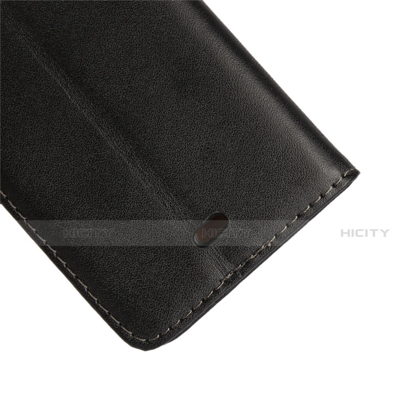 Funda de Cuero Cartera con Soporte para Wiko Jimmy Negro