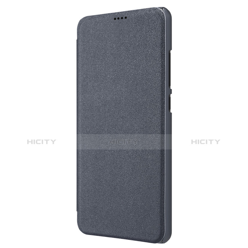 Funda de Cuero Cartera con Soporte para Xiaomi Mi 8 Lite Gris