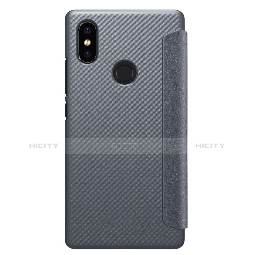 Funda de Cuero Cartera con Soporte para Xiaomi Mi 8 SE Negro