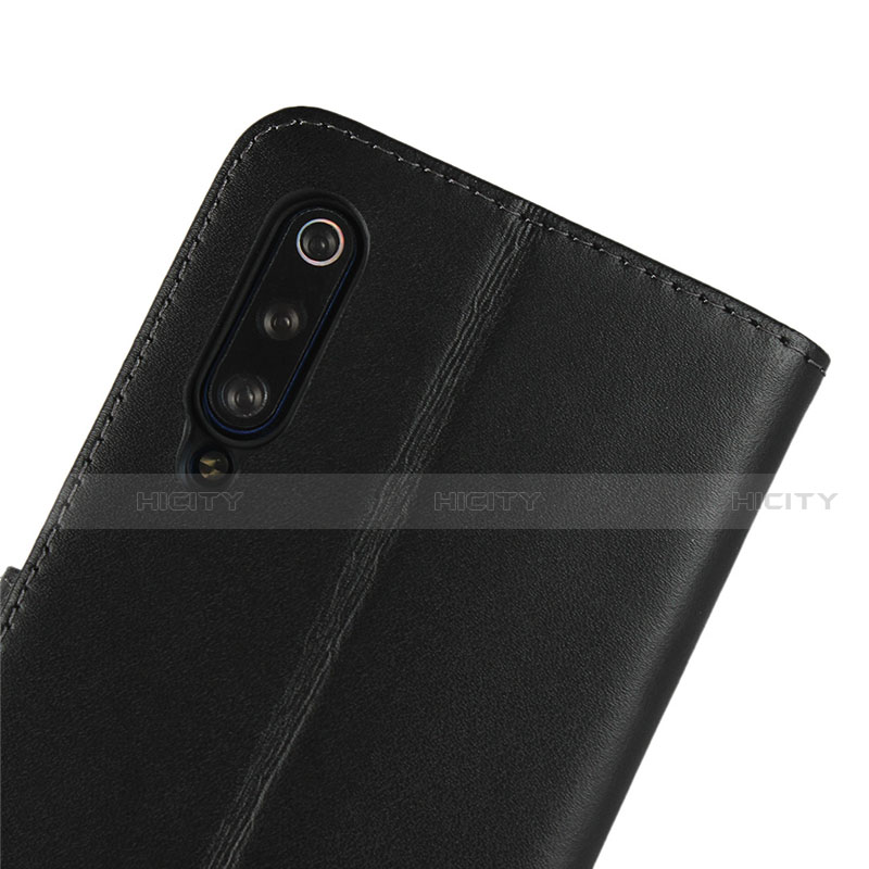 Funda de Cuero Cartera con Soporte para Xiaomi Mi 9 Pro 5G Negro