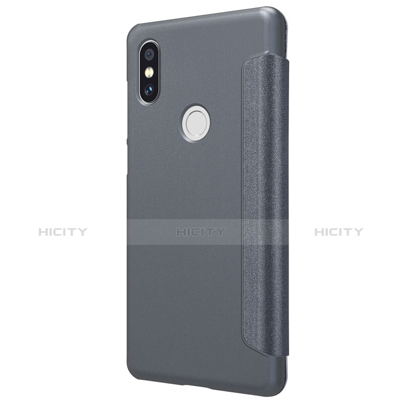 Funda de Cuero Cartera con Soporte para Xiaomi Mi Mix 2S Negro