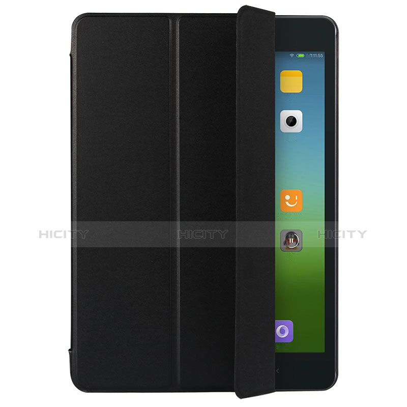 Funda de Cuero Cartera con Soporte para Xiaomi Mi Pad 2 Negro