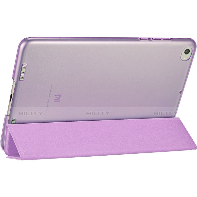 Funda de Cuero Cartera con Soporte para Xiaomi Mi Pad 3 Morado