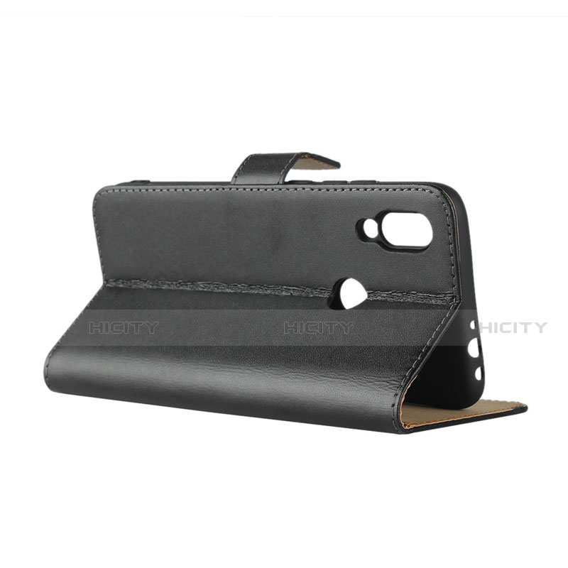 Funda de Cuero Cartera con Soporte para Xiaomi Redmi 7 Negro