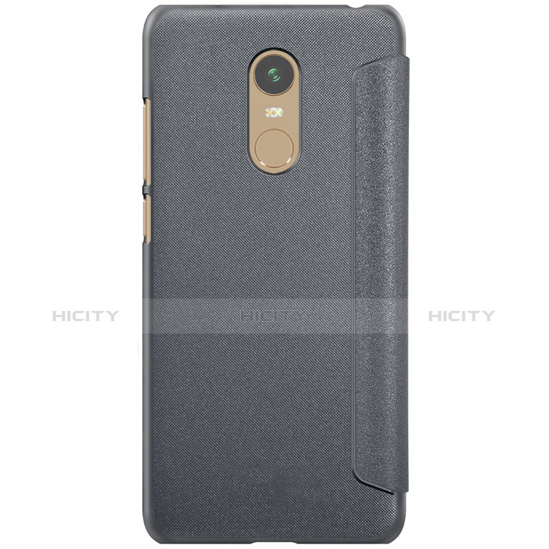 Funda de Cuero Cartera con Soporte para Xiaomi Redmi Note 5 Indian Version Negro