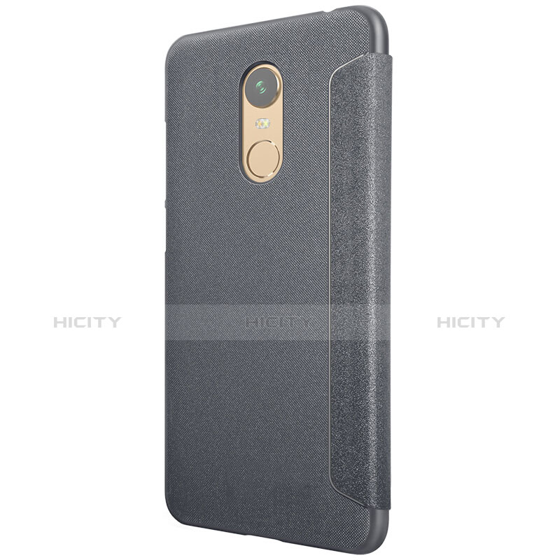 Funda de Cuero Cartera con Soporte para Xiaomi Redmi Note 5 Indian Version Negro