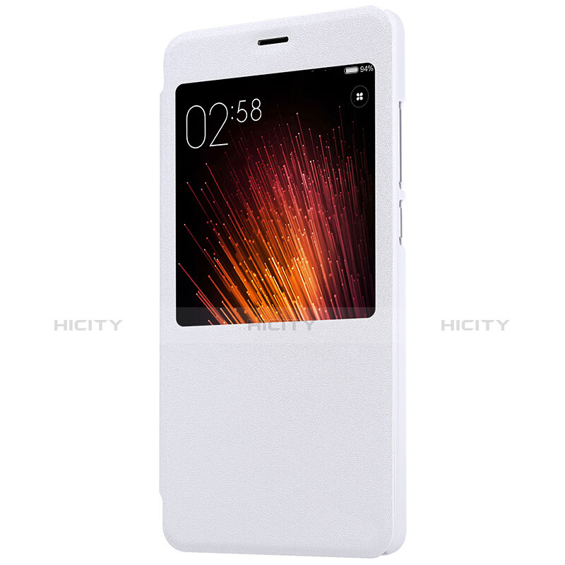 Funda de Cuero Cartera con Soporte para Xiaomi Redmi Pro Blanco