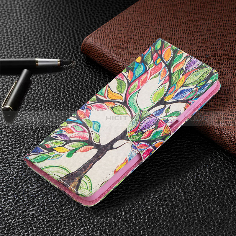 Funda de Cuero Cartera con Soporte Patron de Moda Carcasa B01F para Samsung Galaxy A12 Nacho