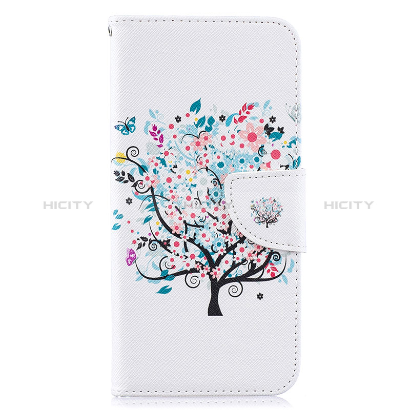 Funda de Cuero Cartera con Soporte Patron de Moda Carcasa B01F para Samsung Galaxy A50S