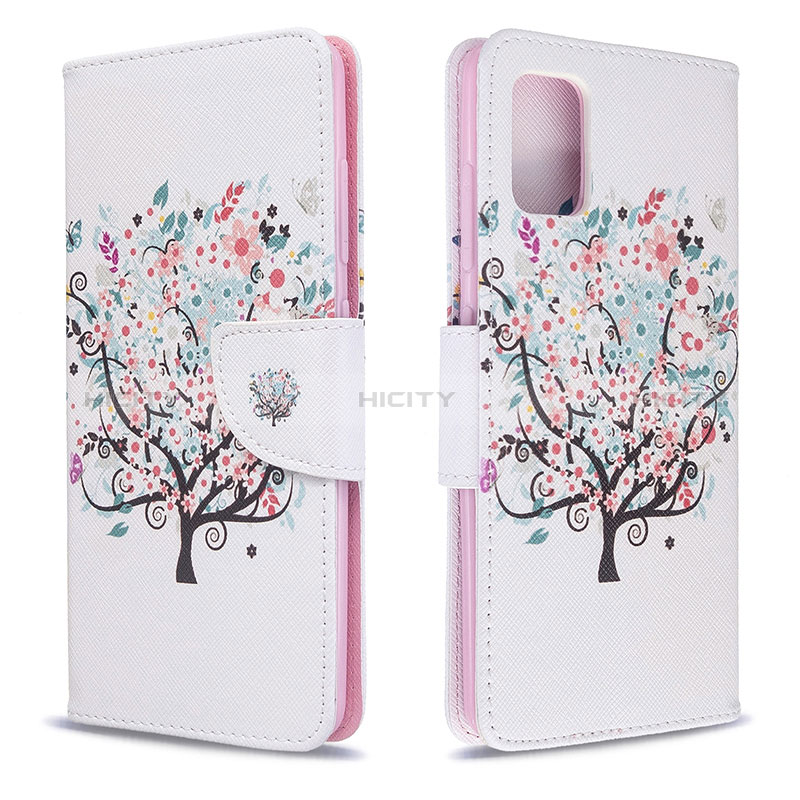 Funda de Cuero Cartera con Soporte Patron de Moda Carcasa B01F para Samsung Galaxy A51 4G