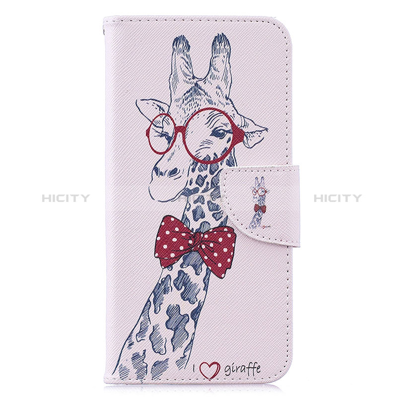 Funda de Cuero Cartera con Soporte Patron de Moda Carcasa B01F para Samsung Galaxy M10