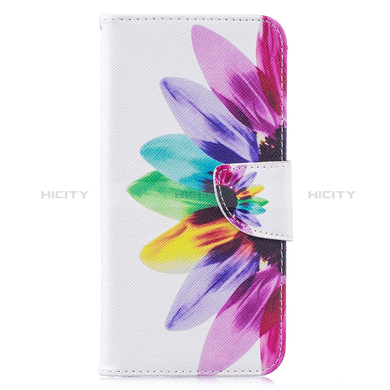 Funda de Cuero Cartera con Soporte Patron de Moda Carcasa B01F para Samsung Galaxy M10