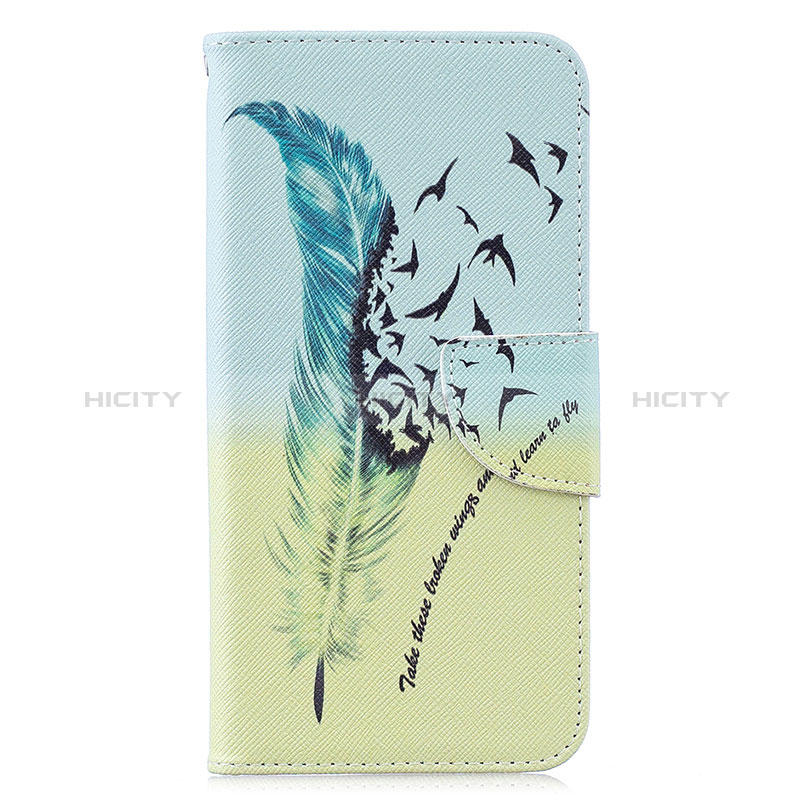 Funda de Cuero Cartera con Soporte Patron de Moda Carcasa B01F para Samsung Galaxy M10