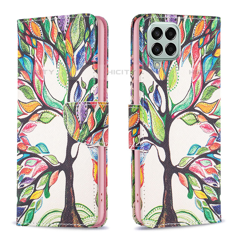 Funda de Cuero Cartera con Soporte Patron de Moda Carcasa B01F para Samsung Galaxy M33 5G