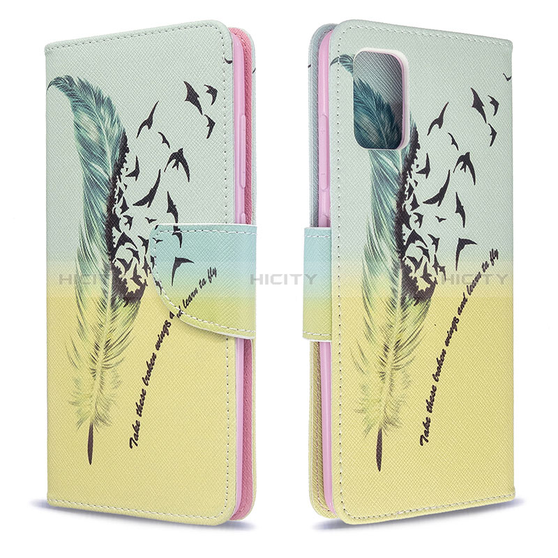 Funda de Cuero Cartera con Soporte Patron de Moda Carcasa B01F para Samsung Galaxy M40S