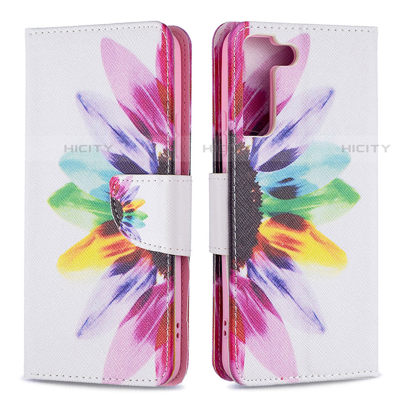 Funda de Cuero Cartera con Soporte Patron de Moda Carcasa B01F para Samsung Galaxy S21 5G