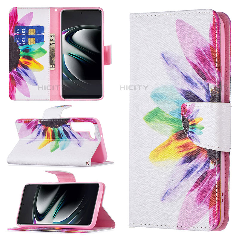 Funda de Cuero Cartera con Soporte Patron de Moda Carcasa B01F para Samsung Galaxy S22 Plus 5G