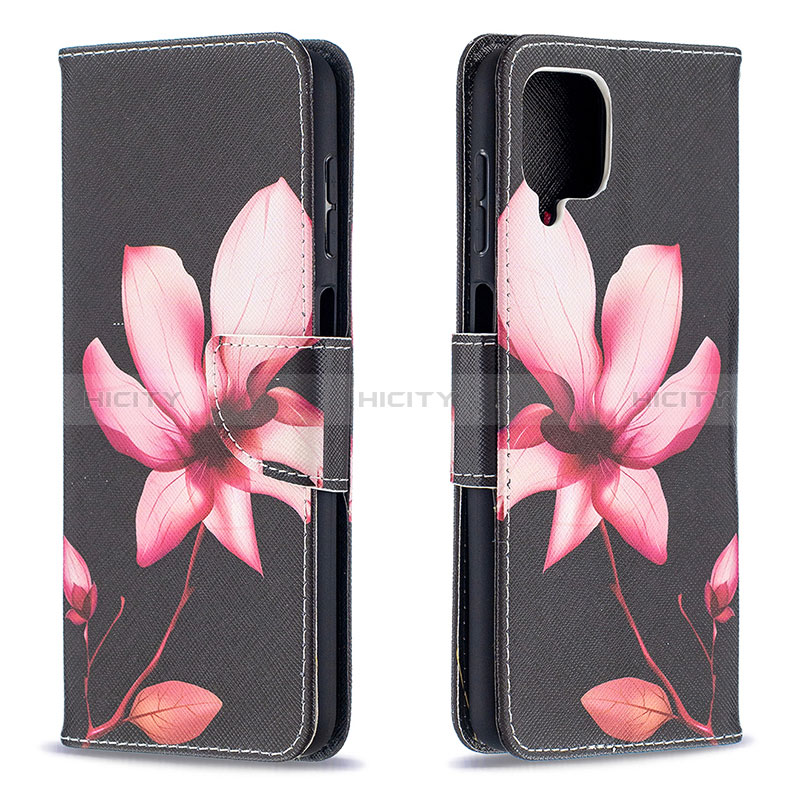 Funda de Cuero Cartera con Soporte Patron de Moda Carcasa B03F para Samsung Galaxy F12