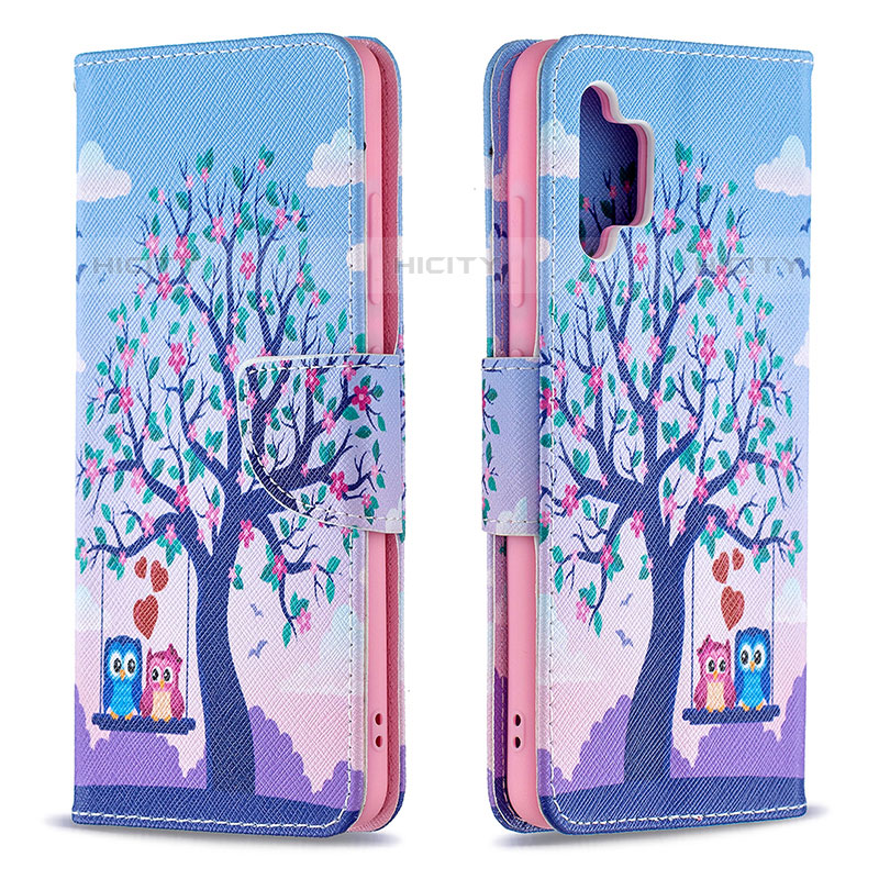 Funda de Cuero Cartera con Soporte Patron de Moda Carcasa B03F para Samsung Galaxy M32 5G