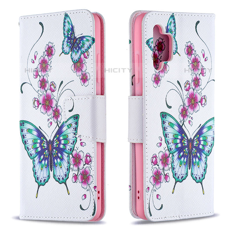 Funda de Cuero Cartera con Soporte Patron de Moda Carcasa B03F para Samsung Galaxy M32 5G