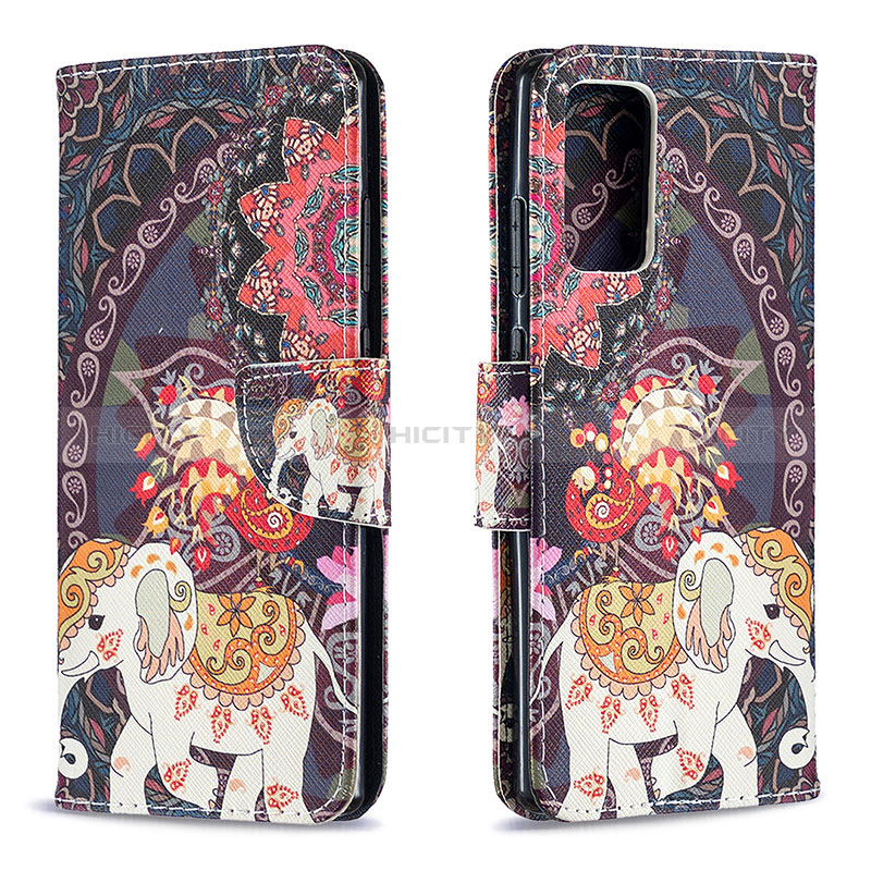 Funda de Cuero Cartera con Soporte Patron de Moda Carcasa B03F para Samsung Galaxy Note 20 5G