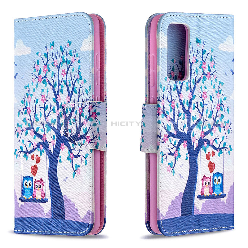 Funda de Cuero Cartera con Soporte Patron de Moda Carcasa B03F para Samsung Galaxy S20 Lite 5G