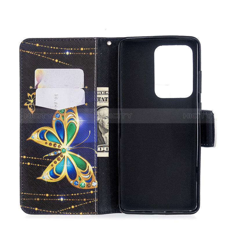 Funda de Cuero Cartera con Soporte Patron de Moda Carcasa B03F para Samsung Galaxy S20 Plus