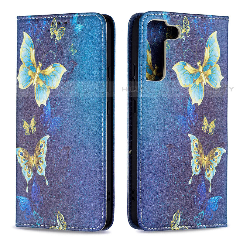 Funda de Cuero Cartera con Soporte Patron de Moda Carcasa B03F para Samsung Galaxy S22 5G