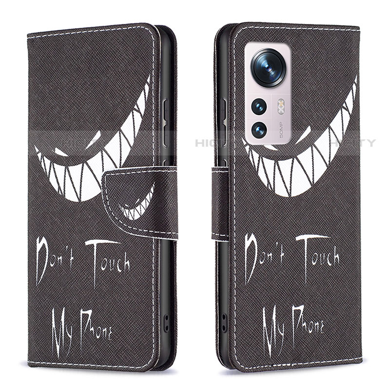 Funda de Cuero Cartera con Soporte Patron de Moda Carcasa B03F para Xiaomi Mi 12 Pro 5G