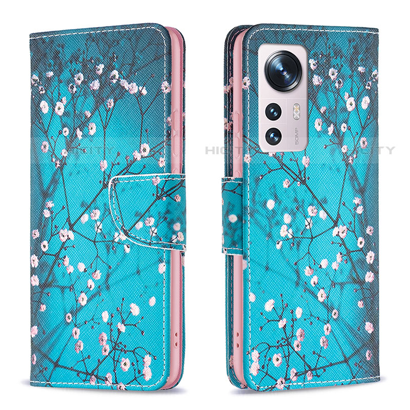 Funda de Cuero Cartera con Soporte Patron de Moda Carcasa B03F para Xiaomi Mi 12 Pro 5G