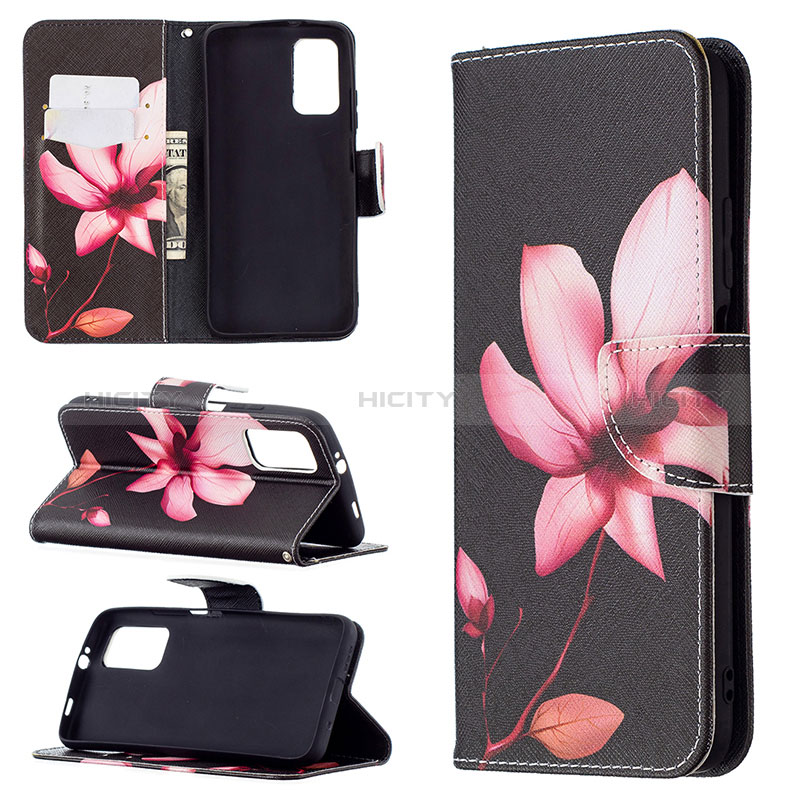 Funda de Cuero Cartera con Soporte Patron de Moda Carcasa B03F para Xiaomi Poco M3