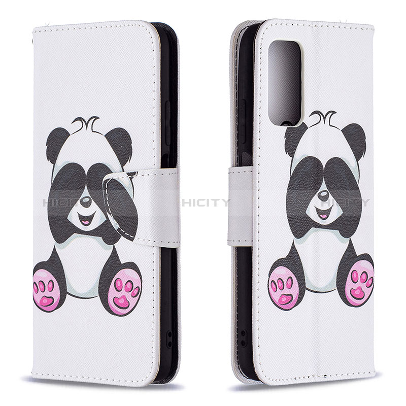 Funda de Cuero Cartera con Soporte Patron de Moda Carcasa B03F para Xiaomi Poco M3