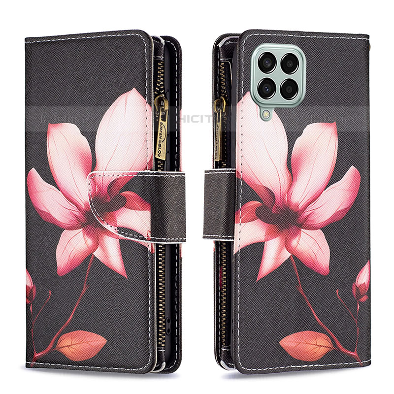 Funda de Cuero Cartera con Soporte Patron de Moda Carcasa B04F para Samsung Galaxy M33 5G