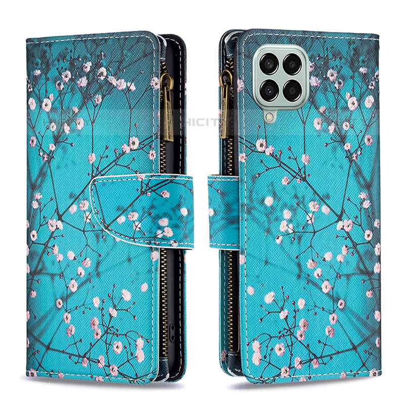 Funda de Cuero Cartera con Soporte Patron de Moda Carcasa B04F para Samsung Galaxy M33 5G