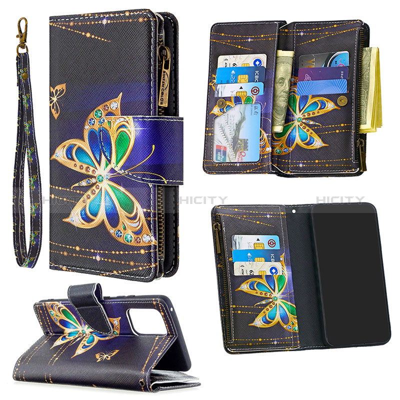 Funda de Cuero Cartera con Soporte Patron de Moda Carcasa B04F para Samsung Galaxy M80S