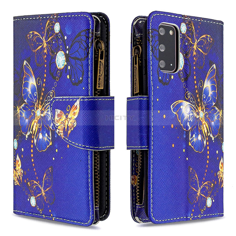 Funda de Cuero Cartera con Soporte Patron de Moda Carcasa B04F para Samsung Galaxy S20 5G