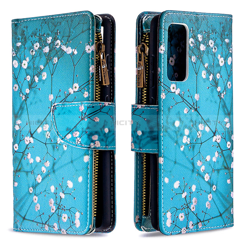 Funda de Cuero Cartera con Soporte Patron de Moda Carcasa B04F para Samsung Galaxy S20 Lite 5G