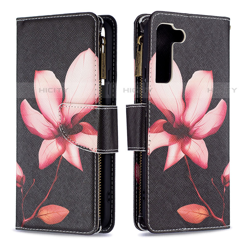 Funda de Cuero Cartera con Soporte Patron de Moda Carcasa B04F para Samsung Galaxy S22 5G