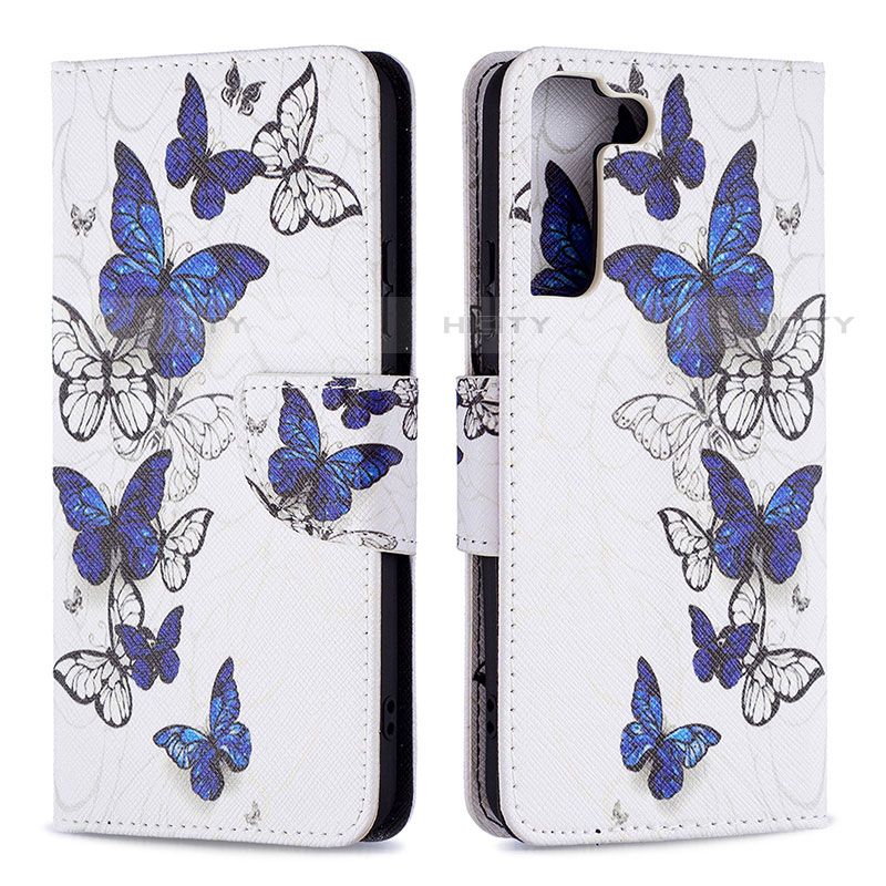 Funda de Cuero Cartera con Soporte Patron de Moda Carcasa B09F para Samsung Galaxy S21 Plus 5G