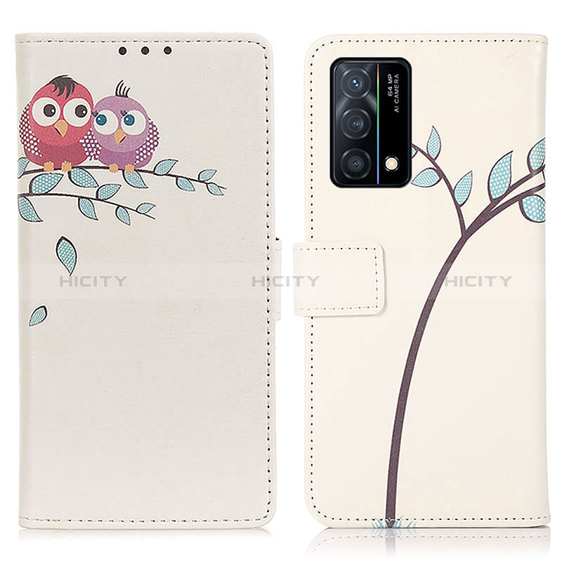 Funda de Cuero Cartera con Soporte Patron de Moda Carcasa D02Y para Oppo K9 5G