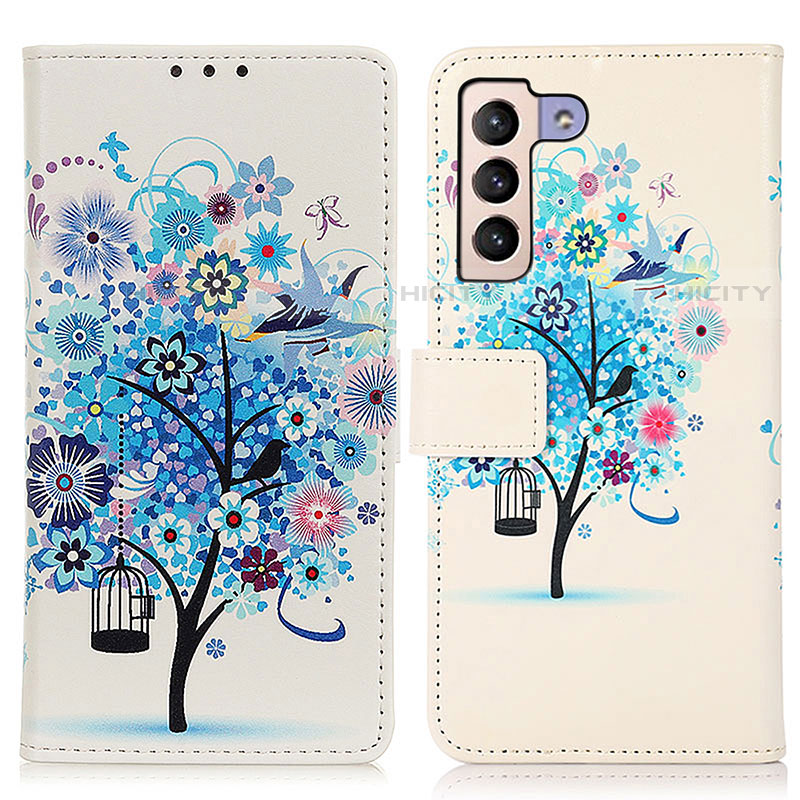 Funda de Cuero Cartera con Soporte Patron de Moda Carcasa D02Y para Samsung Galaxy S22 Plus 5G