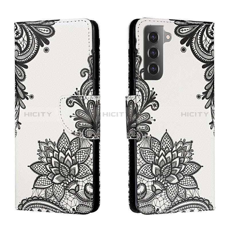 Funda de Cuero Cartera con Soporte Patron de Moda Carcasa H01X para Samsung Galaxy S22 Plus 5G