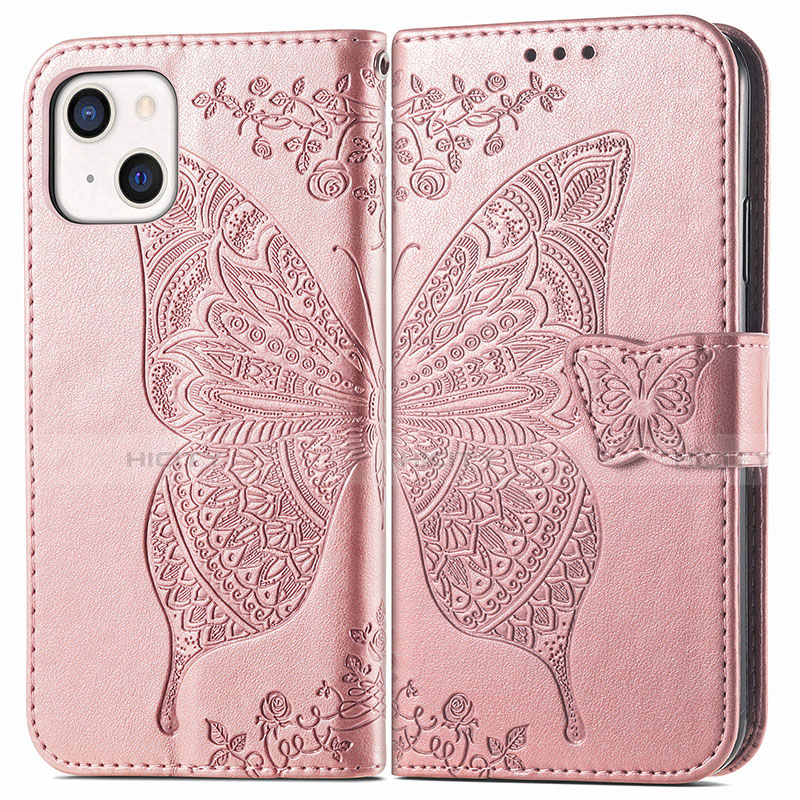 Funda de Cuero Cartera con Soporte Patron de Moda Carcasa H07 para Apple iPhone 14