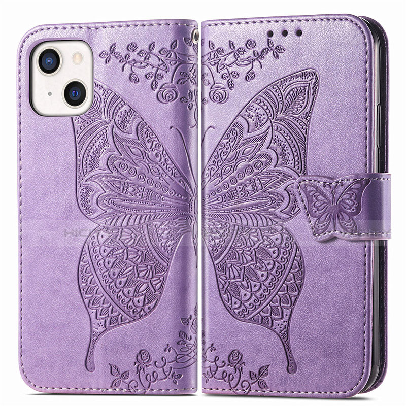 Funda de Cuero Cartera con Soporte Patron de Moda Carcasa H07 para Apple iPhone 14 Plus