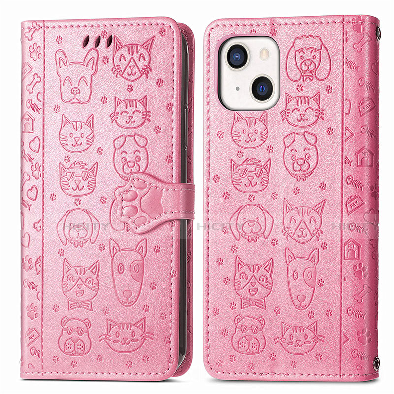 Funda de Cuero Cartera con Soporte Patron de Moda Carcasa H11 para Apple iPhone 13 Mini