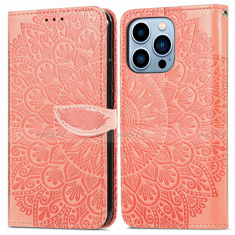 Funda de Cuero Cartera con Soporte Patron de Moda Carcasa H13 para Apple iPhone 13 Pro